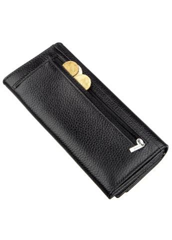 Жіночий шкіряний гаманець-візитниця 10х18,5 см st leather (252128432)