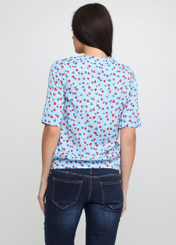 Комбинированная летняя блуза на запах Fabienne Chapot