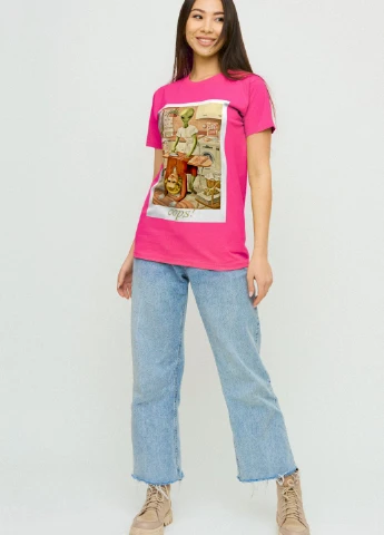 Футболка Boyfriend / air print / YAPPI - (237407568)