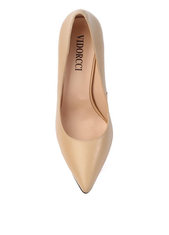 VIDORCCI Туфлі туфлі-човники бежевий з натуральна шкіра, китай — демісезон (327609410)