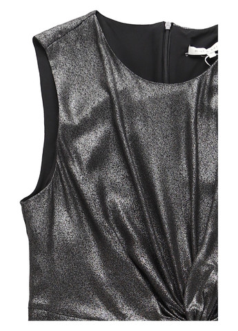 Темно-сіра кежуал сукня MINT&BERRY меланжева