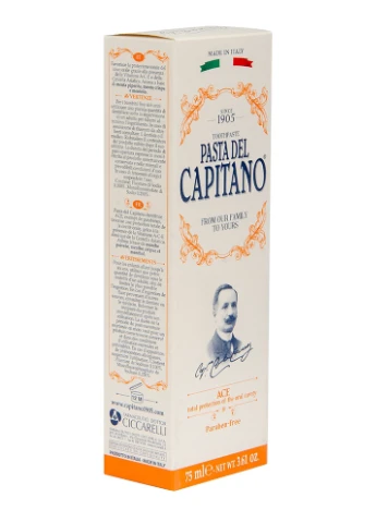 Зубна паста з вітамінами ACE 75 мл Pasta del Capitano (225544536)