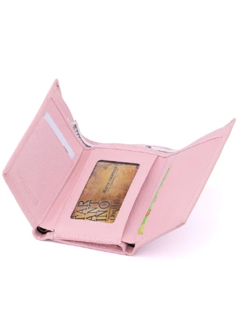 Жіночий шкіряний гаманець 14х8,5х2,5 см st leather (252132671)