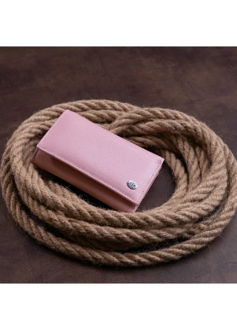 Жіночий шкіряний гаманець 14х8,5х2,5 см st leather (252132671)