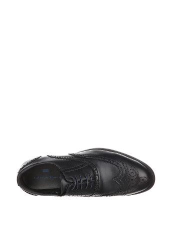 Темно-синие классические туфли Yalasou на шнурках