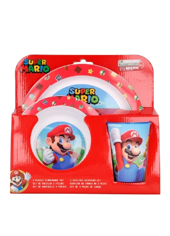 Набір посуду Super Mario - Mario, Kids Micro Set Stor (252016529)