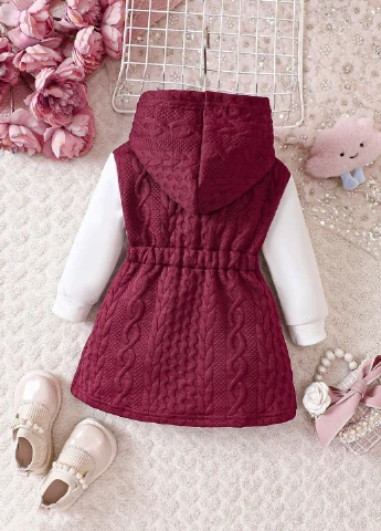 Бордовое платье SHEIN (330776211)