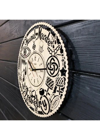 Годинник настінний з дерева «Hand Made» 7Arts (253566531)