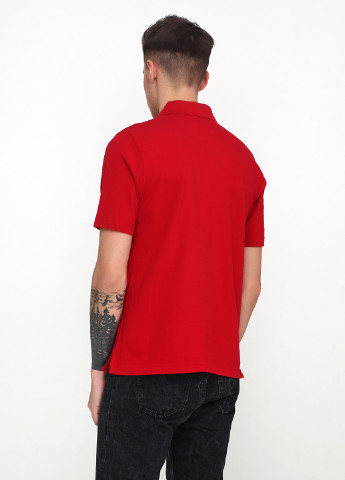 Красная футболка-поло для мужчин Belika однотонная