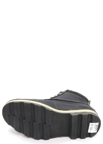 Серые осенние мужские ботинки Clarks