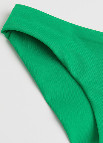 Зеленые купальные трусики однотонные H&M