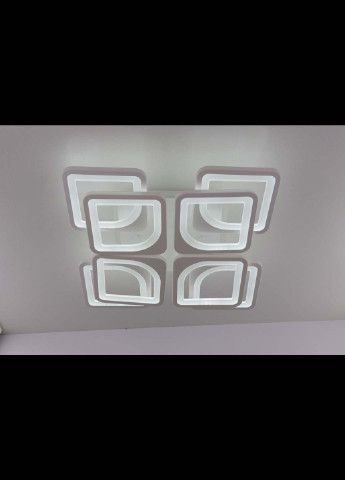 Люстра стельова LED з пультом A2281 / 4 + 4S-RGB-wh Білий 11х43х43 см. Handmade (234538070)