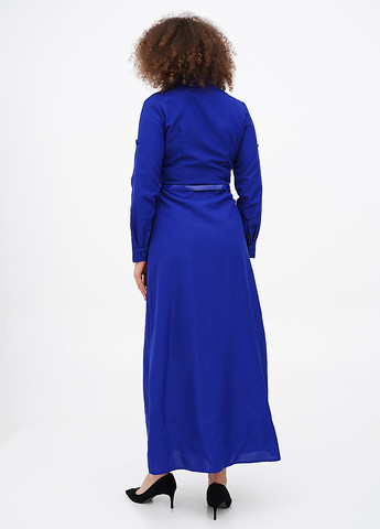 Синя кежуал сукня сорочка Maurini однотонна
