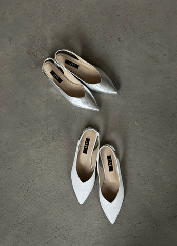 Ilvi Туфли слингбеки молочный з натуральная кожа, турция — лето (297723333)