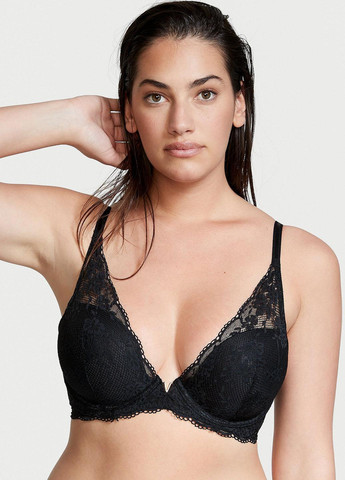 Черный демисезонный комплект (бюстгальтер, трусики) Victoria's Secret