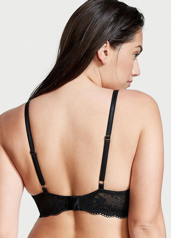 Черный демисезонный комплект (бюстгальтер, трусики) Victoria's Secret