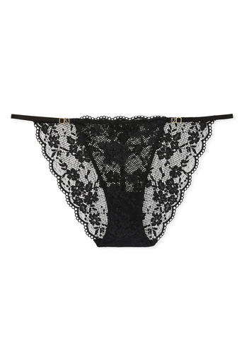 Черный демисезонный комплект (бюстгальтер, трусики) Victoria's Secret