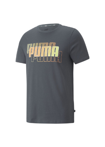 Сіра футболка power summer tee Puma