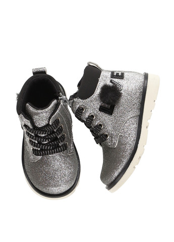 Серебряные кэжуал, праздничные осенние ботинки Chicco