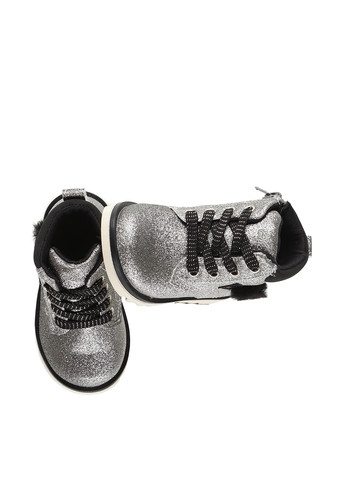 Серебряные кэжуал, праздничные осенние ботинки Chicco