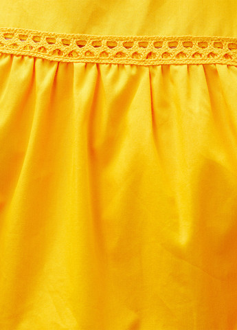 Оранжевое кэжуал платье а-силуэт KOTON однотонное