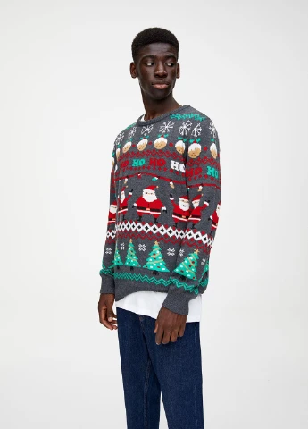 Сірий демісезонний джемпер джемпер Pull & Bear