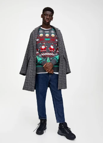Сірий демісезонний джемпер джемпер Pull & Bear