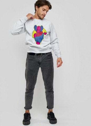 Серый свитшот мужской YAPPI (198688762)