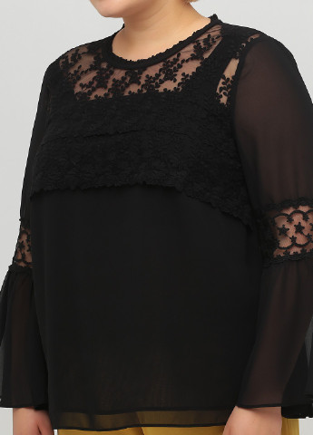 Чорна демісезонна блуза Angeleye