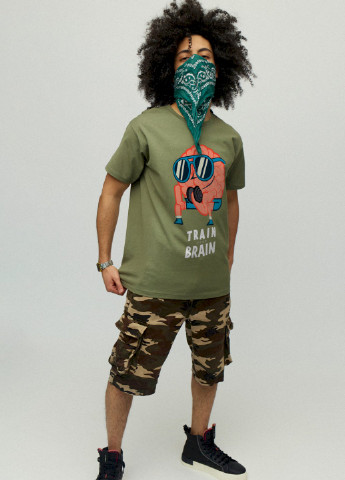 Хакі (оливкова) футболка чоловіча YAPPI