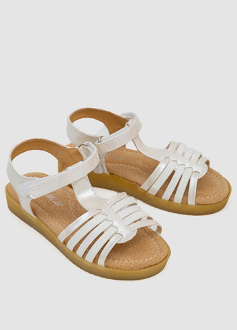 Молочные босоножки Bee лаковые