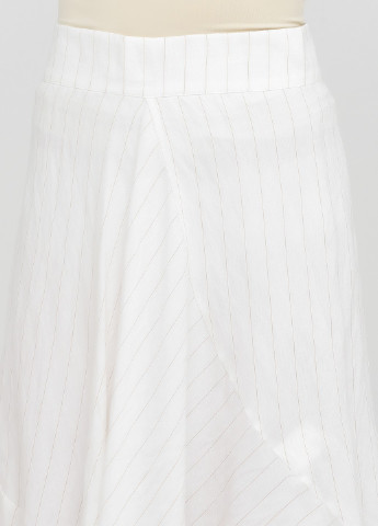 Белая кэжуал в полоску юбка Tensione IN клешированная