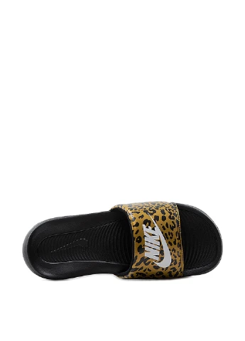 Золотые шлепанцы Nike