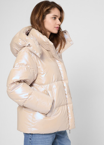 Бежевый зимний Пуховик PRPY
