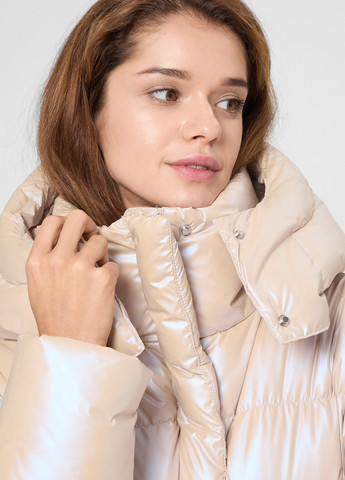 Бежевый зимний Пуховик PRPY