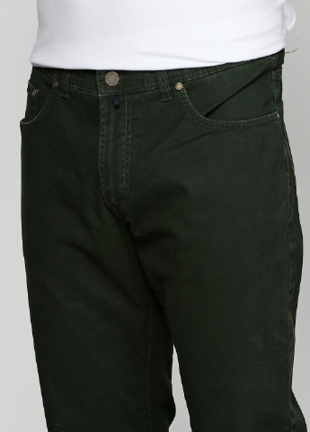 Темно-зеленые демисезонные прямые джинсы Westbury