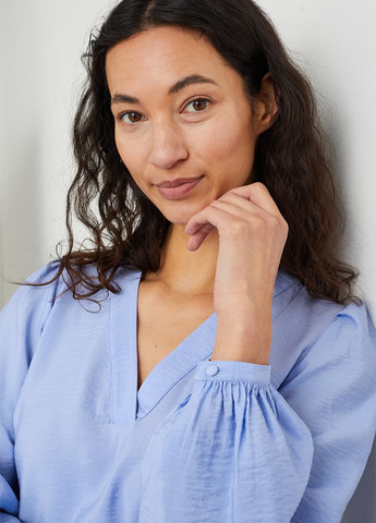 Блакитна кежуал сукня кльош C&A однотонна