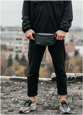 Сумка на пояс (бананка) чоловіча 22х12х4 см Sambag (211364933)