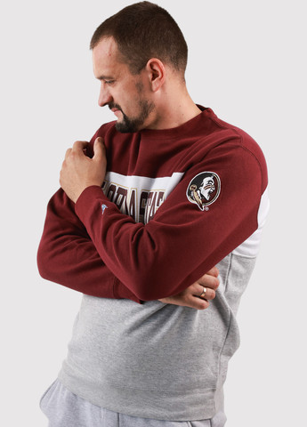 Комбинированный свитшот Blue 84 колор блок нашивки (361422134)