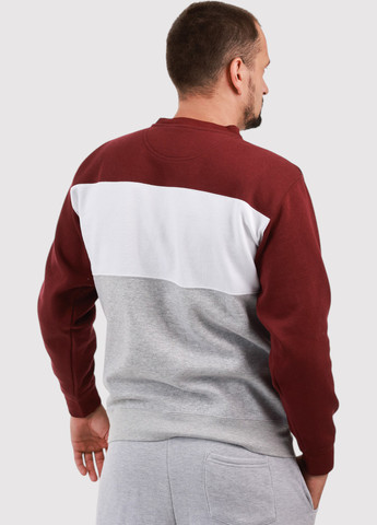 Комбинированный свитшот Blue 84 колор блок нашивки (361422134)