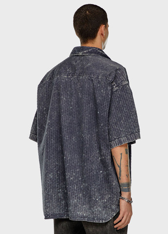 Серая кэжуал рубашка варенка Diesel