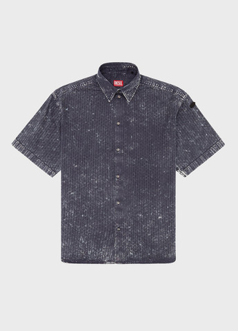 Серая кэжуал рубашка варенка Diesel