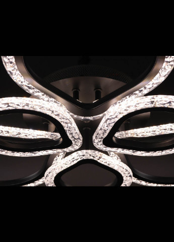 Люстра потолочная LED с пультом A2522/3+3-bk Черный 10х62х62 см. Handmade (234540210)