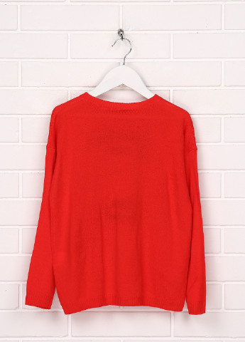 Красный демисезонный свитер джемпер United Colors of Benetton