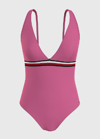Рожевий літній купальник суцільний Tommy Hilfiger