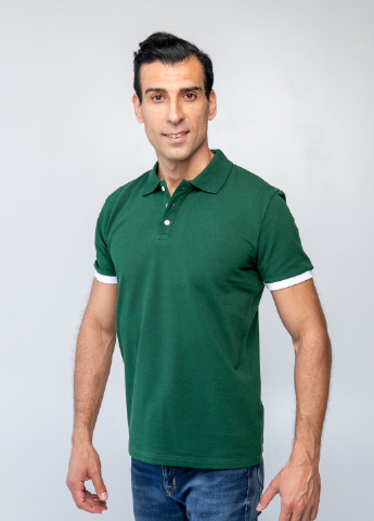 Темно-зеленая футболка-футболка поло мужская для мужчин TvoePolo