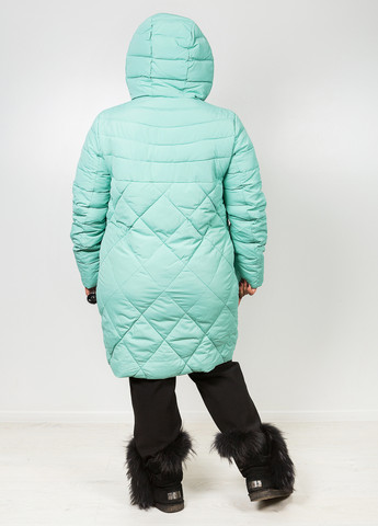 Мятная зимняя куртка O`zona milano
