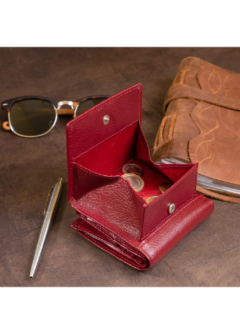 Женский кожаный кошелек 10х9х1,3 см st leather (229459528)