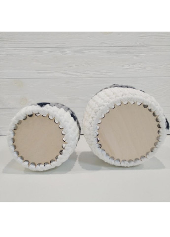 Набір кошиків органайзерів Лисички для дрібниць косметики прикрас 2 штуки в наборі ручної роботи (23574-Нов) Francesco Marconi (251855894)