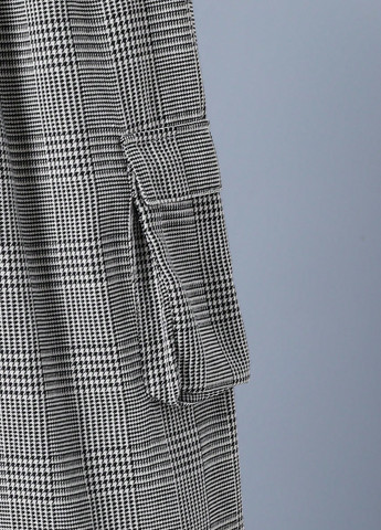 Серые кэжуал демисезонные брюки джоггеры, карго SHEIN